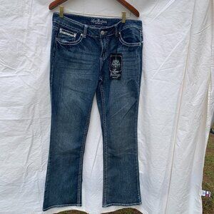 Women Love Nation Premium Jeans, Boot Cut, New, Blue Jean Size 12